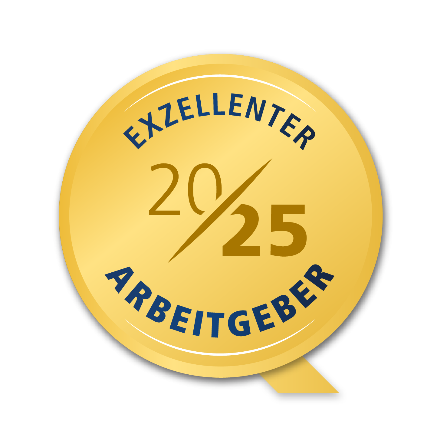 ExzAG2025_Goldenes_Q_RGB Vignette: Auszeichnung für Exzellenter Arbeitgeber 2025